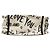 Borsa Christian Dior Dior Book Tote Vertical Nero Bianco Rosso - vista 3