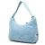 Borsa monospalla Re-Edition 2000 in spugna con placca logo Triangle Prada Blu - vista 2