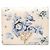 Saffiano Cartera bi-fold Prada con placa de logo triangular y estampado floral Rosa Azul