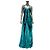Zuhair Murad Seiden-Maxi-Abendkleid Smaragdgrün IT 42 Gebraucht
