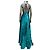 Zuhair Murad Seiden-Maxi-Abendkleid Smaragdgrün IT 42 Gebraucht - Ansicht 3