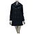 Céline Celine Black Double-Breasted Wool Coat, Size 38  Pre-owned