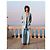 Giacca sovracamicia in denim azzurro CHANEL 21С, FR 40 usata - vista 8