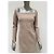 Fendi 2018 Beige Off-Shoulder Midi Kleid Sz.42 Gebraucht - Ansicht 3