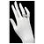 Anello Chanel Ruban de Diamond Band Ring in oro bianco 18K - vista 8