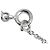 Hermès Collier Hermes Amulette Birkin Diamants en Or Blanc 18K - vue 7