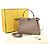 Borsa Fendi Selleria Peekaboo Regular Beige - vista 2