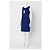 Diane von Furstenberg Sofia Chevron Dots Blue Kleid Schwarz Weiß Blau - Ansicht 2