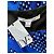 Diane von Furstenberg Sofia Chevron Dots Blue Kleid Schwarz Weiß Blau - Ansicht 5