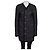 Rick Owens Black Straight Snap Button Jacket Coat IT 40 S Pre-owned