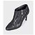 Timeless Stivaletti con zip in pelle matelassé nera CHANEL 37.5 Usato - vista 3
