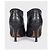 Timeless Stivaletti con zip in pelle matelassé nera CHANEL 37.5 Usato - vista 4
