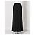 Acne Studios Maxirock aus modernem Krepp mit Schlitz - Schwarz - Ansicht 4