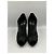 Christian Dior "Temptation" Open-Toe Leather and Python Heels Black - view 8