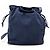 Borsa Loewe Flamenco Blu Navy Nappa Blu scuro