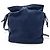 Borsa Loewe Flamenco Blu Navy Nappa Blu scuro - vista 2