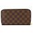 Cartera Louis Vuitton Damier Zippy Rosa Damier ebene - vista 3