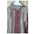 Free People Poncho mit geometrischem Muster Weiß Grau Bordeaux - Ansicht 4