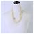 Collar de Perlas Triple CHANEL 10V Coco Mark Plata - vista 6
