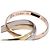 Anello Cartier Trinity in oro rosa, bianco e giallo D'oro - vista 7