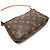 Louis Vuitton Pochette Accessoires Borsa a tracolla da donna Marrone - vista 4