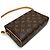 Borsa a tracolla Louis Vuitton Recital da donna Marrone - vista 4