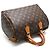 Borsa a mano Louis Vuitton Speedy 30 Marrone - vista 4