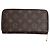 Cartera Zippy Louis Vuitton Castaño - vista 2