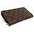 Cartera Zippy Louis Vuitton Castaño - vista 3