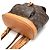 Zaino Louis Vuitton Montsouris MM Marrone - vista 3