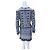Hale Bob Vestido Mini Estampado Geométrico Cuello en V Castaño Rosa Blanco Azul Gris - vista 4