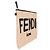 Clutch Fendi in rafia x pelle con logo Nero Beige - vista 4
