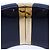 Bracciale rigido Gucci GG Interlocking D'oro Blu navy - vista 7