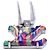 Louis Vuitton MP3353 Collier LV Psychedelic Necklace Argento Multicolore - vista 4