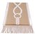 Hermès Stola in cashmere Hermes Mall Equestrian Pattern Cammello - vista 3
