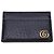 Gucci Double G Black Leather Card Case