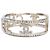 Chanel Armreif Hellgold mit Strass-Logo - Ansicht 2