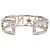 Chanel Armreif Hellgold mit Strass-Logo - Ansicht 3