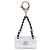 Charm per borsa Chanel placcato oro bianco