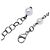 Collana Chanel in perle barocche e strass Coco Mark Argento - vista 5