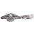 Chanel B16B Strass Coco Mark Camélia Doppelperlenkette Silber - Ansicht 3