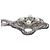 Chanel B16B Strass Coco Mark Camélia Doppelperlenkette Silber - Ansicht 4