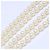 Chanel B16B Strass Coco Mark Camélia Doppelperlenkette Silber - Ansicht 6
