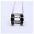 Hermès Collana con pendente HERMES Pop H Nero Argento - vista 4