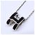 Hermès Collana con pendente HERMES Pop H Nero Argento - vista 6