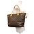 Borsa Tote Louis Vuitton Monogram Pivoine Neverfull MM Marrone - vista 16