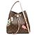 Néonoé Borsa a tracolla Louis Vuitton Monogram Rose Poudre Neo Noe MM Marrone Rosa