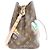 Néonoé Borsa a tracolla Louis Vuitton Monogram Rose Poudre Neo Noe MM Marrone Rosa - vista 4