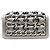 Borsa a tracolla Chanel Grigio Metallizzato Metallico - vista 3