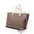 Borsa Tote Louis Vuitton Monogram Pivoine Neverfull GM Marrone - vista 14